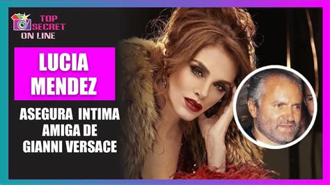 ¡INTIMA DE VERSACE! ‍ Lucía Méndez confiesa que fue